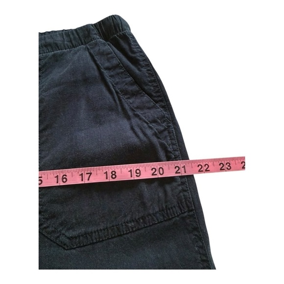Loft | Lou & Grey Navy Blue Linen Blend Pants - Size Large - Picture 13 of 15